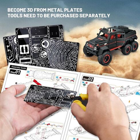 PICECOOL 3D Metal Buzzles للبالغين ، ومجموعات محرك إطفاء Truck Truck ، والتحدي لتجميع مجموعات الحرف DIY ، أفضل هدايا عيد ميلاد Christams - 354 PCS in Kuwait