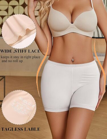 Avidlove Women's Slip Shorts for Under Dresses Seamless Under Shorts Smooth Shaping Boyshorts Panties Anti Chafing Underwear in Saudi Arabia