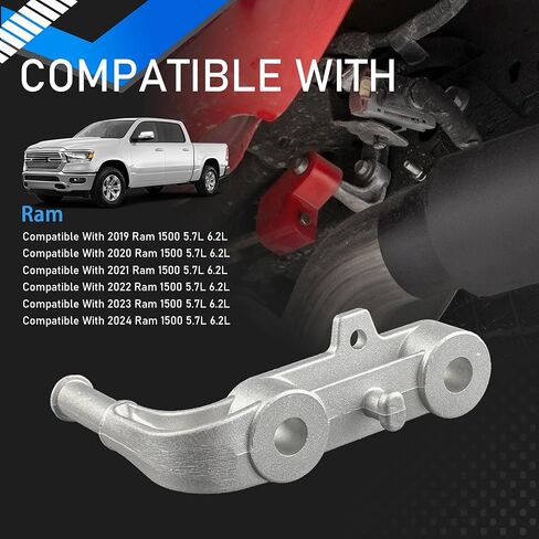 Rear Left Exhaust Bracket Muffler Support LHD Compatible With 2019-2024 Ram 1500 5.7L 6.2L Exhaust Support Bracket Assembly Driver Side Replaces 68275662AB in Saudi Arabia