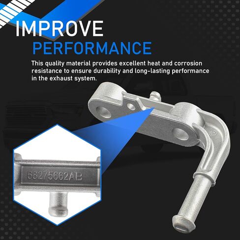 Rear Left Exhaust Bracket Muffler Support LHD Compatible With 2019-2024 Ram 1500 5.7L 6.2L Exhaust Support Bracket Assembly Driver Side Replaces 68275662AB in Saudi Arabia