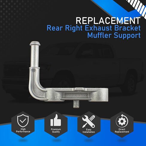 Rear Left Exhaust Bracket Muffler Support LHD Compatible With 2019-2024 Ram 1500 5.7L 6.2L Exhaust Support Bracket Assembly Driver Side Replaces 68275662AB in Saudi Arabia