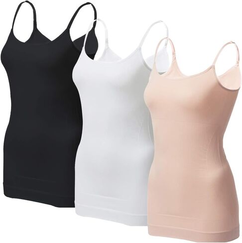 EUYZOU Women's Tummy Control Shapewear Tank Tops - Seamless Body Shaper Compression Top in Saudi Arabia
