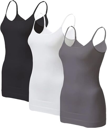 EUYZOU Women's Tummy Control Shapewear Tank Tops - Seamless Body Shaper Compression Top in Saudi Arabia