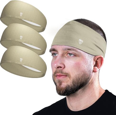 Gymreapers Running Headband for Men & Women – Lightweight Moisture-Wicking Non-Slip Sweatband 4-Way Stretch Breathable, for Gym, Yoga, and Outdoor Activities in Saudi Arabia