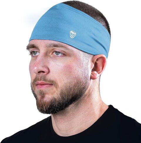 Gymreapers Running Headband for Men & Women – Lightweight Moisture-Wicking Non-Slip Sweatband 4-Way Stretch Breathable, for Gym, Yoga, and Outdoor Activities in Kuwait