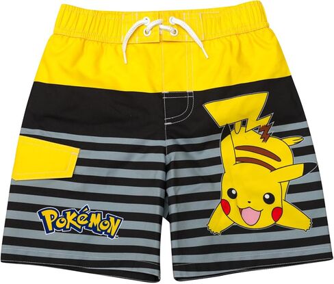 Pokemon UPF 50+ Swim Trunks Bathing Suit Little Kid to Big Kid Sizes (5-14-16) in Saudi Arabia