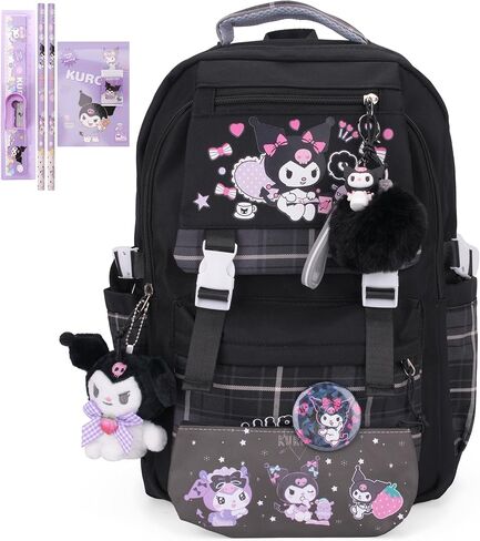 حقيبة ظهر Juju kur Kawaii - حقائب الظهر Kawaii لطيفة Mochila Kawaii - حقائب الظهر اللطيفة للفتيات - حقائب الظهر اللطيفة Kawaii - حقائب الظهر لفتيات المدارس - حقيبة ظهر لطيفة للمدرسة (BLA) in Kuwait