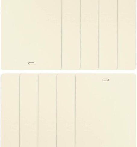 DALIX PVC Vertical Blind Replacement Slats Curved Smooth White 70.5 x 3.5 (20-Pack) in Kuwait