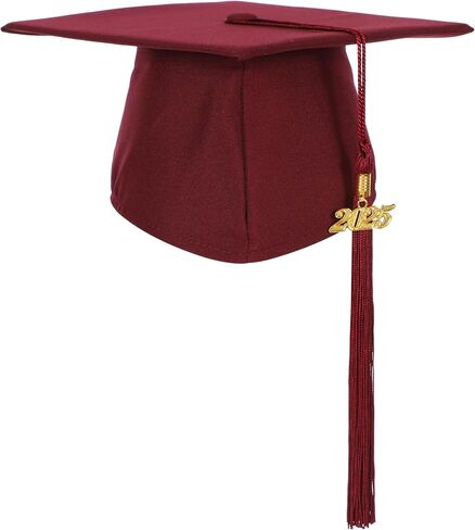 Matte Kindergarten Preschool Graduation Gown and Cap Set with Year Tassel for Kids in Kuwait
