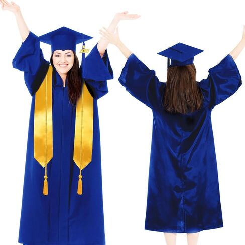 Graduation Gown Cap Tassel Set 2025 for High School and Bachelor in Saudi Arabia