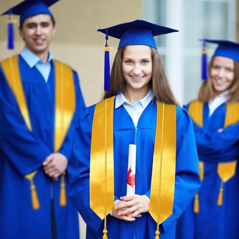 Graduation Gown Cap Tassel Set 2025 for High School and Bachelor in Saudi Arabia