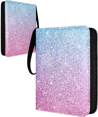 1080 Pockets Card Card Binder 9 Pocket ، Binder Card Card مع 60 صفحة قابلة للإزالة ، حامل ألبوم دفتر بطاقة Zipper [Protection] [Pleasant Touch Surface] in Kuwait