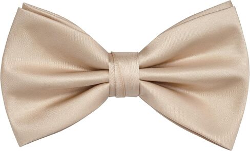 Branduce Mens Solid Color Adjustable Pre-tied Bow Tie for Men Party Wedding in Kuwait