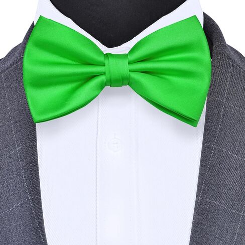 Branduce Mens Solid Color Adjustable Pre-tied Bow Tie for Men Party Wedding in Kuwait