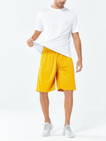 NORTHYARD Men's 10" Athletic Shorts Basketball Workout Gym Lightweight Quick Dry Shorts with Mesh & Zip Pockets in Kuwait