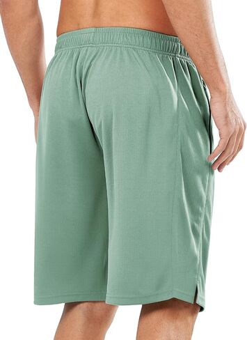 NORTHYARD Men's 10" Athletic Shorts Basketball Workout Gym Lightweight Quick Dry Shorts with Mesh & Zip Pockets in Kuwait