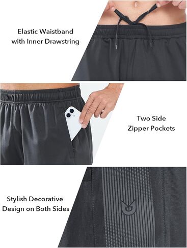 NORTHYARD Men's 10" Athletic Shorts Basketball Workout Gym Lightweight Quick Dry Shorts with Mesh & Zip Pockets in Kuwait