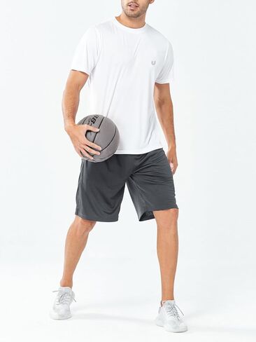 NORTHYARD Men's 10" Athletic Shorts Basketball Workout Gym Lightweight Quick Dry Shorts with Mesh & Zip Pockets in Kuwait