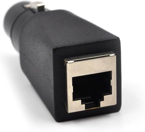 (1 Pair) 5 Pin Male/Female XLR DMX Connector to RJ45, This Adapter can use Any CAT-5 Ethernet Cable as a DMX512 Cable, Converted for use in Various Music,Sound scenarios in Saudi Arabia