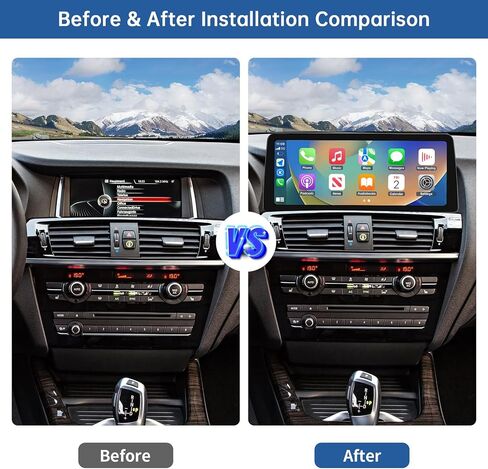 Road Top 10.25 Inch Car Touchscreen Wireless CarPlay Android Auto for BMW X3 X4 Series F25/F26 2013-2016 Year with NBT System, Car Stereo Multimedia Radio Receiver in Saudi Arabia