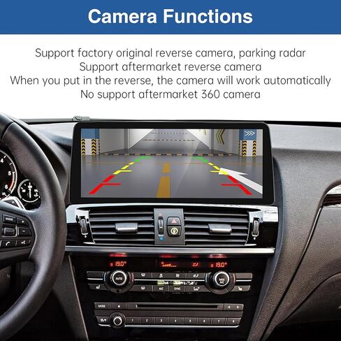 Road Top 10.25 Inch Car Touchscreen Wireless CarPlay Android Auto for BMW X3 X4 Series F25/F26 2013-2016 Year with NBT System, Car Stereo Multimedia Radio Receiver in Saudi Arabia