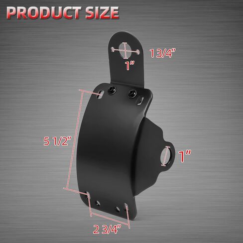 Amazicha Motorcycle 1" Axle Hole License Plate Bracket Curved Side Mount License Plate Holder Compatible for Harley Sportster Bobber Chopper in Saudi Arabia
