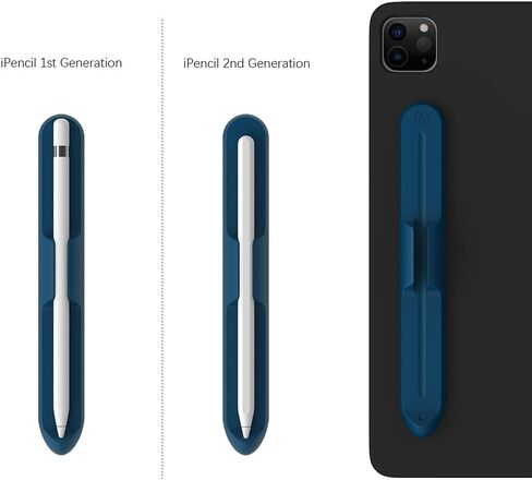 Love Mei Ipencil Holder Sticker لـ Apple Pencil 1st/2nd Generation ، ملصق حامل سيليكون قوي [تصميم ملحق مغناطيسي] لأقلام iPad Stylus in Kuwait