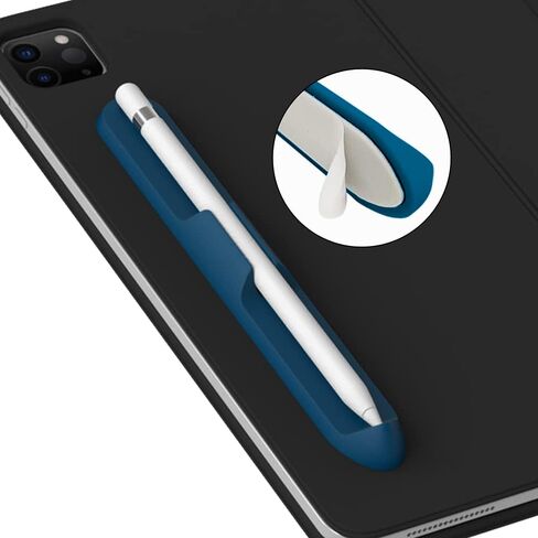 Love Mei Ipencil Holder Sticker لـ Apple Pencil 1st/2nd Generation ، ملصق حامل سيليكون قوي [تصميم ملحق مغناطيسي] لأقلام iPad Stylus in Kuwait