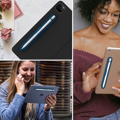 Love Mei Ipencil Holder Sticker لـ Apple Pencil 1st/2nd Generation ، ملصق حامل سيليكون قوي [تصميم ملحق مغناطيسي] لأقلام iPad Stylus in Kuwait