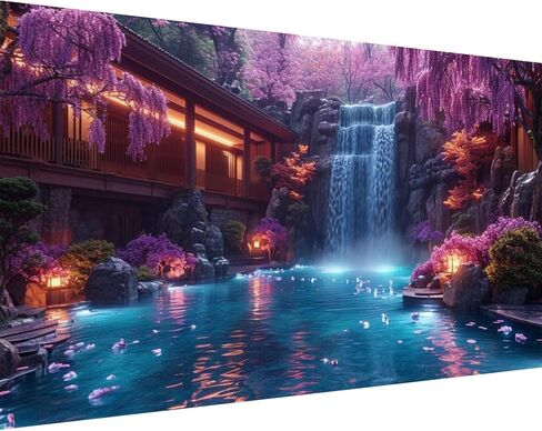 5D Large Diamond Art Painting,Eiffel Tower Diamond Art Kits for Adults,DIY Full Drill Crystal Rhinestone Arts and Crafts,Cityscape of Paris Art Painting with Diamond Home Wall Decor 27.5 X 15.7inch in Kuwait