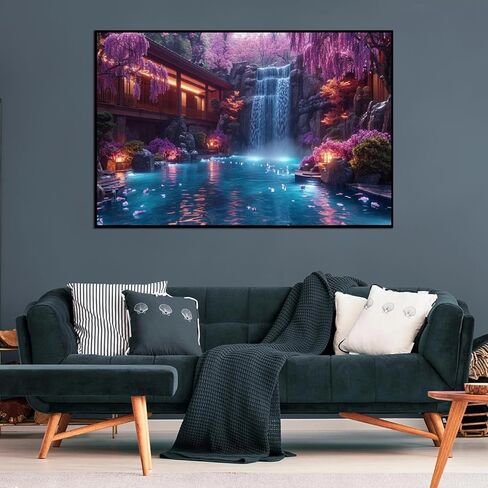 5D Large Diamond Art Painting,Eiffel Tower Diamond Art Kits for Adults,DIY Full Drill Crystal Rhinestone Arts and Crafts,Cityscape of Paris Art Painting with Diamond Home Wall Decor 27.5 X 15.7inch in Kuwait