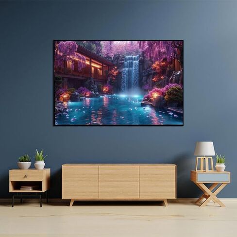 5D Large Diamond Art Painting,Eiffel Tower Diamond Art Kits for Adults,DIY Full Drill Crystal Rhinestone Arts and Crafts,Cityscape of Paris Art Painting with Diamond Home Wall Decor 27.5 X 15.7inch in Kuwait