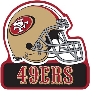 Aminco NFL San Francisco 49Ers 3" Heavy Duty Helmet Magnet