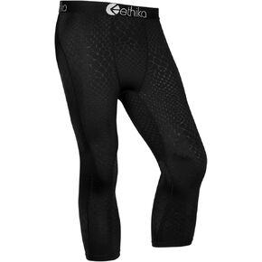Python رجال Ethika ينقش 3/4 ضيق | أسود