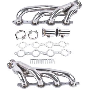 GELUOXI Ls Swap Header Replacement for Chevy GMC C10 LS 1960-1986 LS1 LS2 LS3 LS6 LS9 4.8L 5.3L V8 Engine