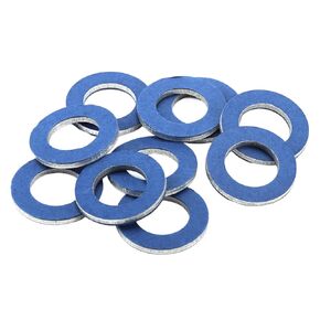 10pcs - M12 904301-2031 Differential Oil Pan Drain Plug Gasket 12 Crush Washers Seal for 1992-2025 Lexus, 2006-2015 Scion, 1990-2025 Toyota Vehicles Replace# 9043012031 095156