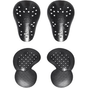 CTBQITOM CE ARMOR المستوى 2 منصات واقي الورك لسروال الدراجات النارية جينز استبدال الأسود 4pcs