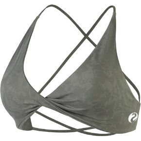 AUROLA Venus Women Sports Bras Backless Strappy Workout Bra, Low Support Removable Padded Gym Bras