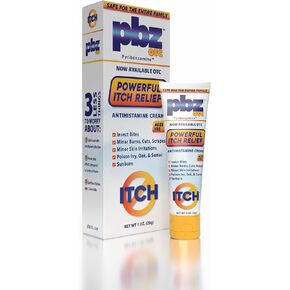 OTC Antihistamine Cream with 1% Tripelennamine, Kid Safe Itch Relief, 1 oz
