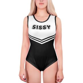 Littleforbig Silky Romper Onesie Pajamas Bodysuit - Cheer Sissy Onesie Bodysuit