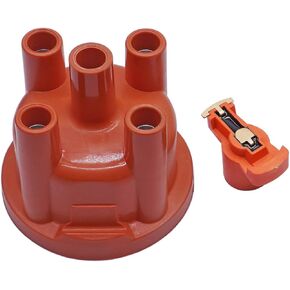 Distributor Cap and Rotor Kit D604604 Replacement for Cast Distributors 4 Cylinder VW Engine