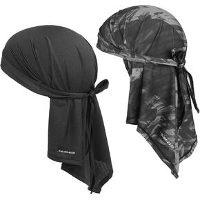 Bandanas Skull Caps for Men, Women Breathable Neck Gaiters Headscarf Face, Sweat Wicking Do Rags Quick Drying Durag