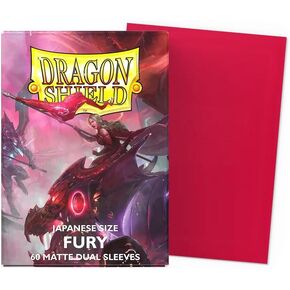 Arcane Tinmen Dragon Shield - أكمام بطاقات يابانية مزدوجة غير لامعة Alaria Commonwealth (فوشيا) 100 قيراط - أكمام MTG ناعمة وقوية - متوافقة مع Pokemon & Magic The Gathering (AT-15155)
