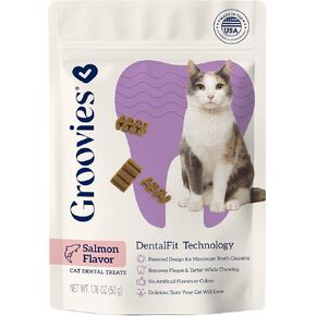 أخدود Cat Dental Treat (1.76 أوقية ، سمك السلمون)