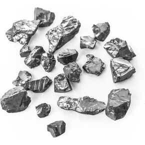 Elite Shungite Stones for Water Purification & Filtering 0.1 lb | 0.03-0.1 oz per Stone | Authentic Shungite Rocks from Karelia | Jewelry Making Noble Shungite | Alkaline Drinking Mineral REB5