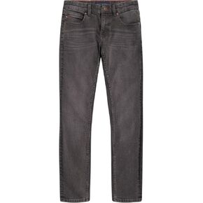 Tommy Hilfiger Boys 5-Pocket Stretch Skinny Fit Denim Jean, Zipper Fly & Button Closure