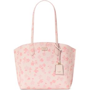 Kate Spade New York Suite Spring Pansies مطبوعة PVC كبيرة مفتوحة ، Blush Cloud Multi
