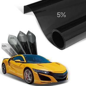 Window Tint Car Automotive, Privacy Protection, Nano Ceramic Car Window Tint, 2Mil Thick, DIY Installation, UVR 99% Heat& UV Block or Professional Application, (35% VLT), 20" x 10FT