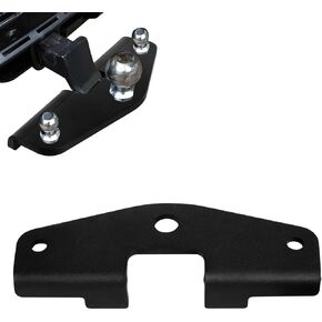 Two-Sided Opening Anti Sway Trailer Hitch Ball Mount Adapter, Friction Hitch Sway Control Adapter Double Hole, Compatible with Class III and Class IV 2 Inch Square Ball Mounts, for Camper, Trailer, RV