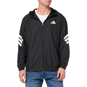 adidas Men's Icon 3-Stripes Training Windbreaker